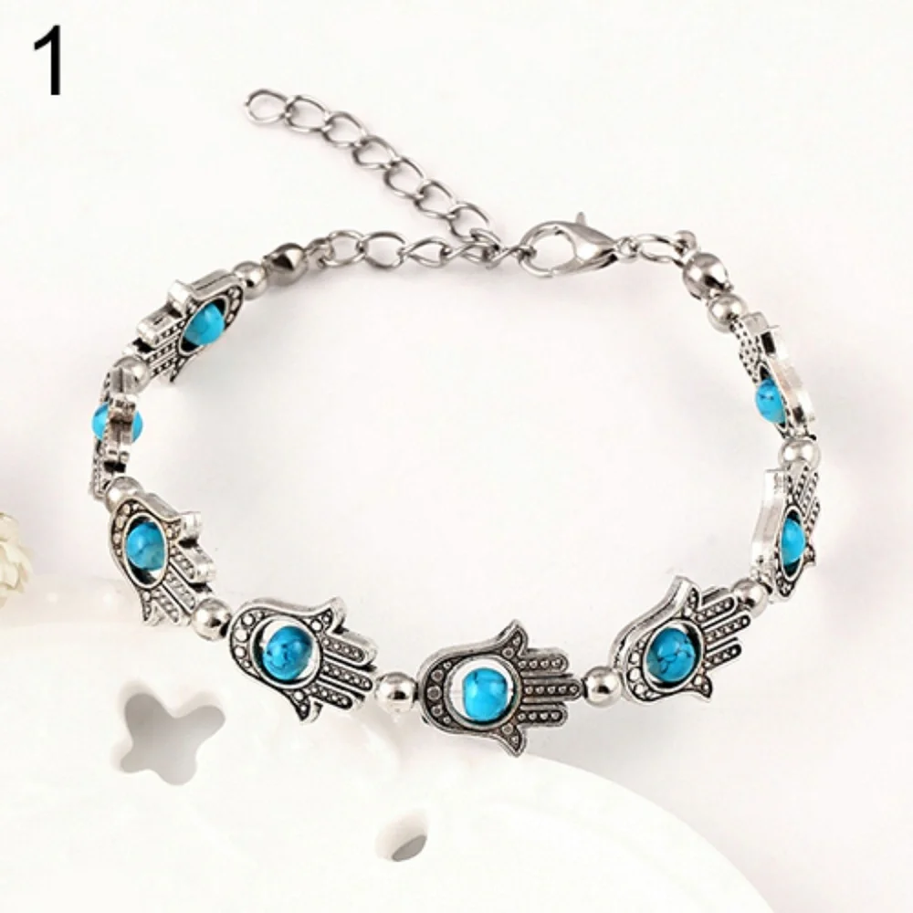 Boho Hamsa Hand Eye Protection Bracelet Anklet‎